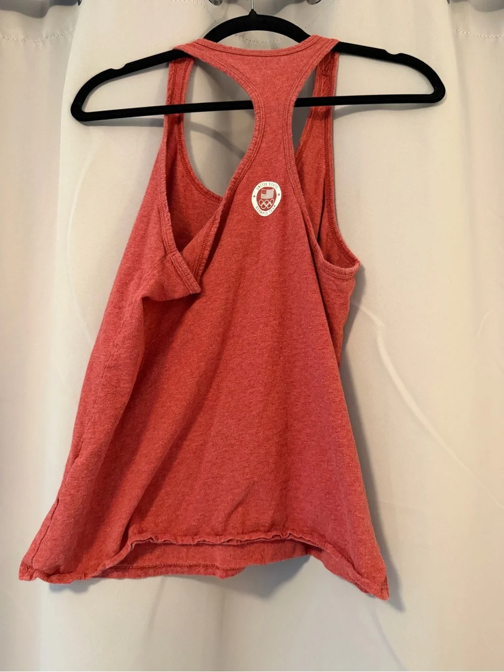 Nike Women's Heather Red USA Racerback Tank Top